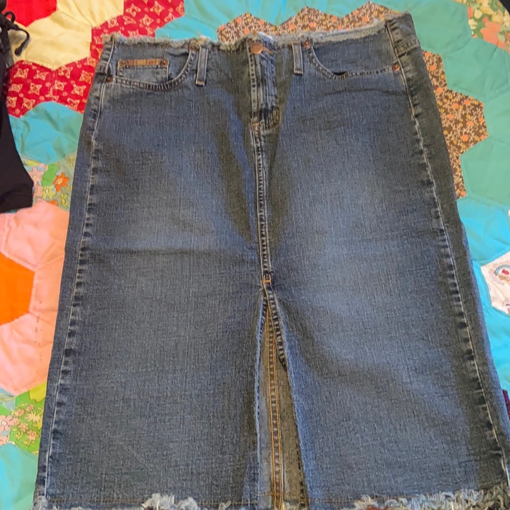 LEI pencil length Jean skirt